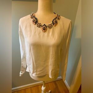 Zara woman colorful stone embellished tunic, L